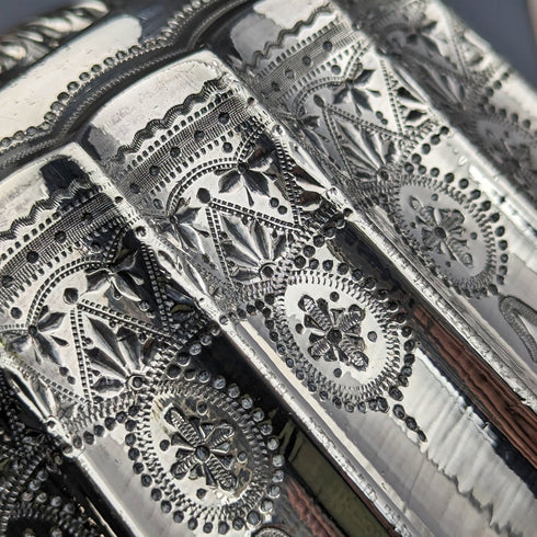 1895 年左右英國古董鍍銀茶壺 Walker & Hall